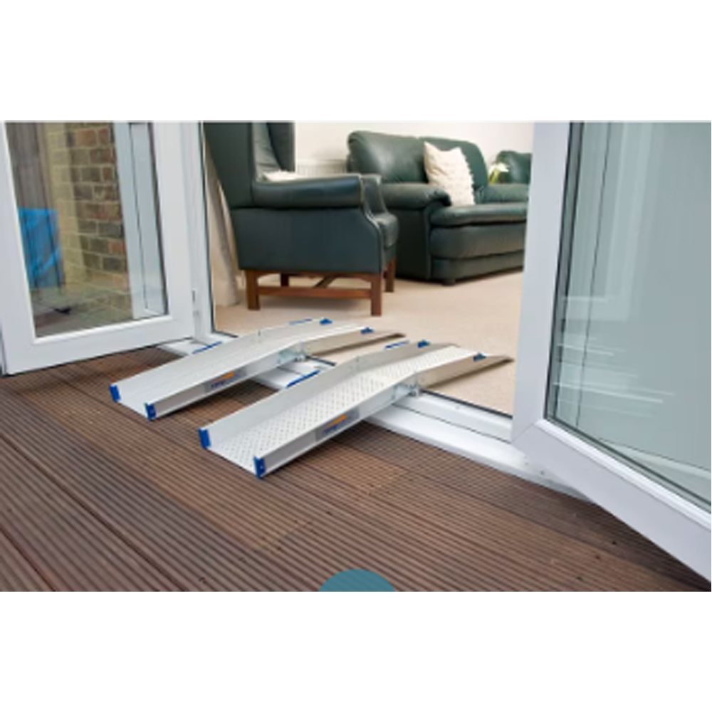 Enable Access | Channel Ramps - Ultra Light Folding | Disabled Elderly Wheelchair Ramps | Vehicle Access | Accessibility for Steps/Stairs/Wood/Door Level | Buy Order Online | Easy Care Systems