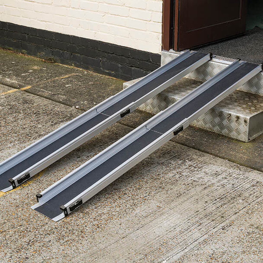 Enable Access | Metro Telescopic Channel Ramp | Economy Contract Disabled Elderly Wheelchair Ramps | Vehicle Access | Accessibility for Steps/Stairs/Wood/Door Level | Buy Order Online | Easy Care Systems