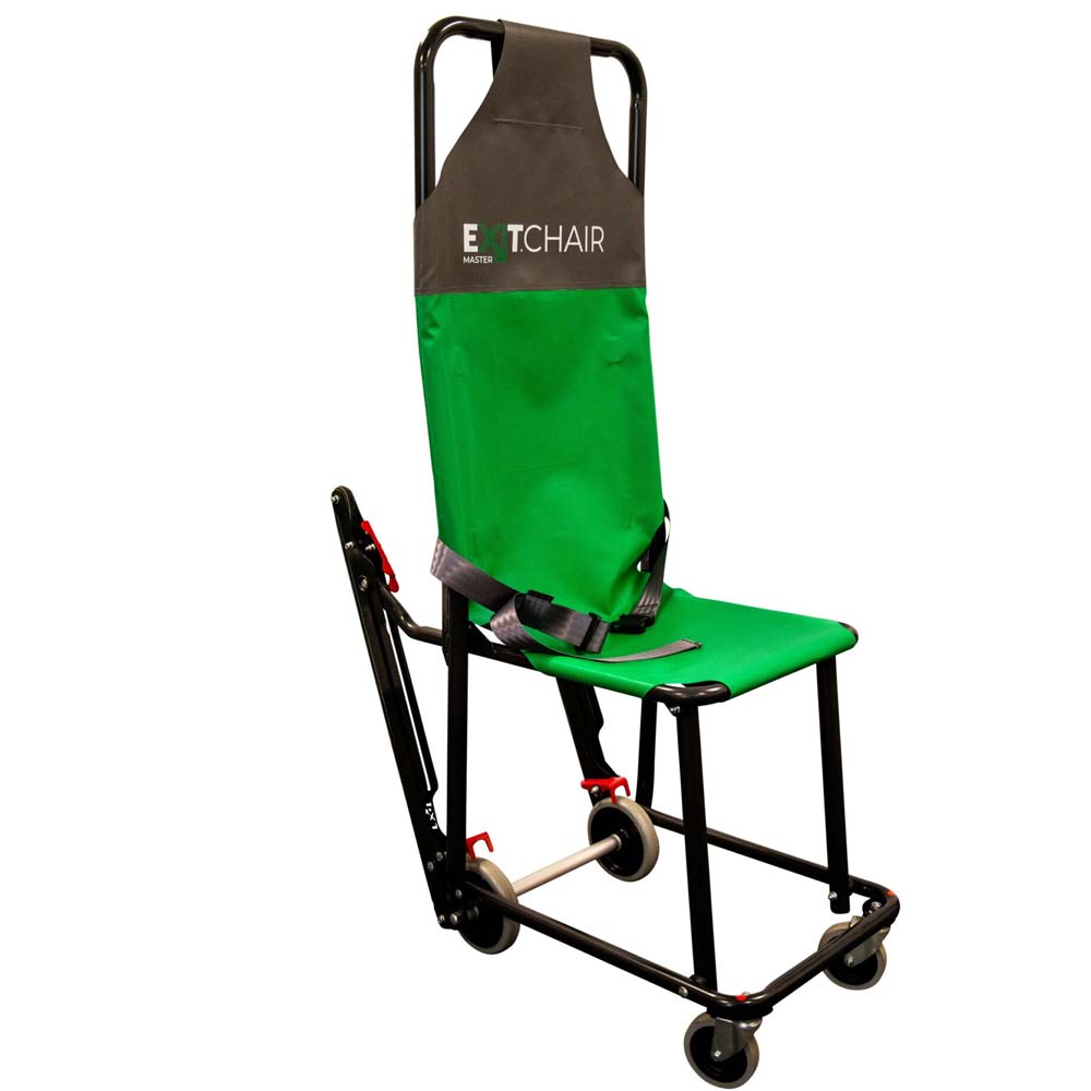 ExitMaster EGO Evacuation Chair – Compact, Ergonomic Emergency Solution | Travel Ship Hospital Care Home Stairs | Buy Order Now | Easy Care System