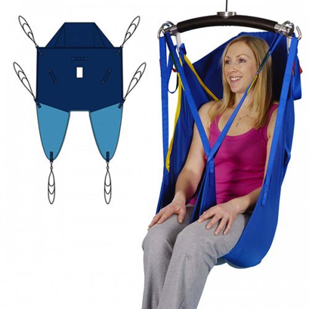 Prism Medical | Universal Mesh With Headrest | Hoist Sling for Transfer & lifitng | Uk Supplier | Buy Order Now | Manage at carehome - hospital | Disabled - Elderly | Easy Care Systems